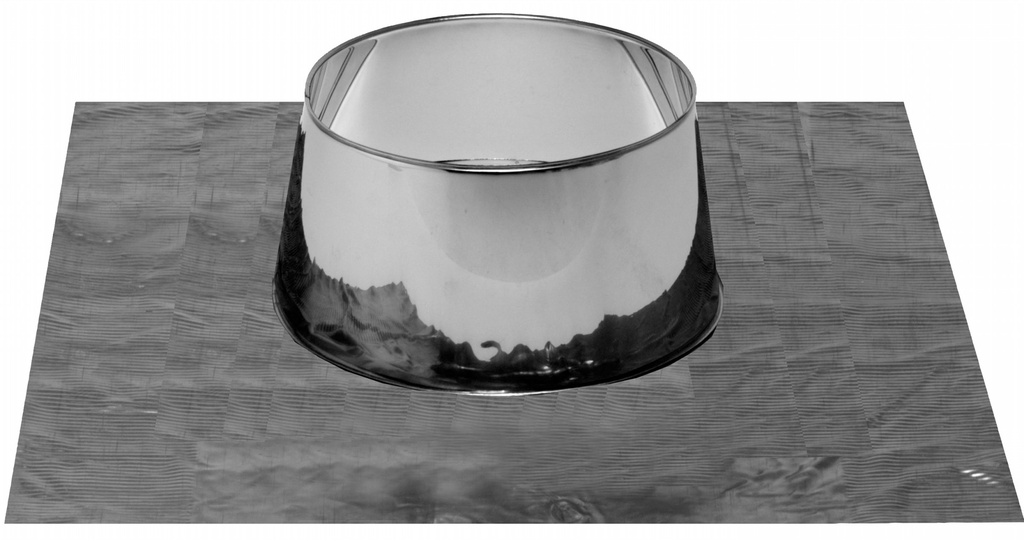 Traversée de toit plat conique avec larmier - double paroi - TEC-DW-Classic